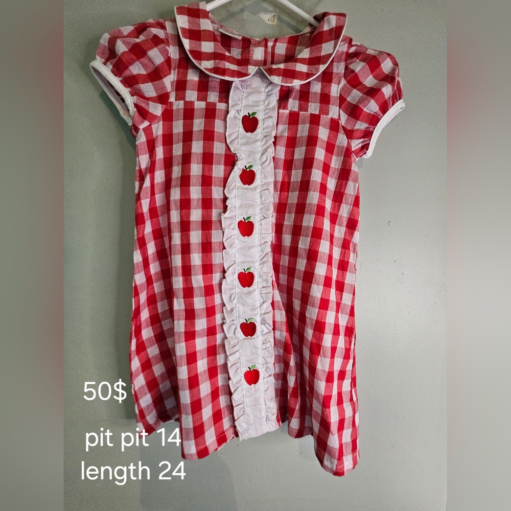 Precious apple shift dress